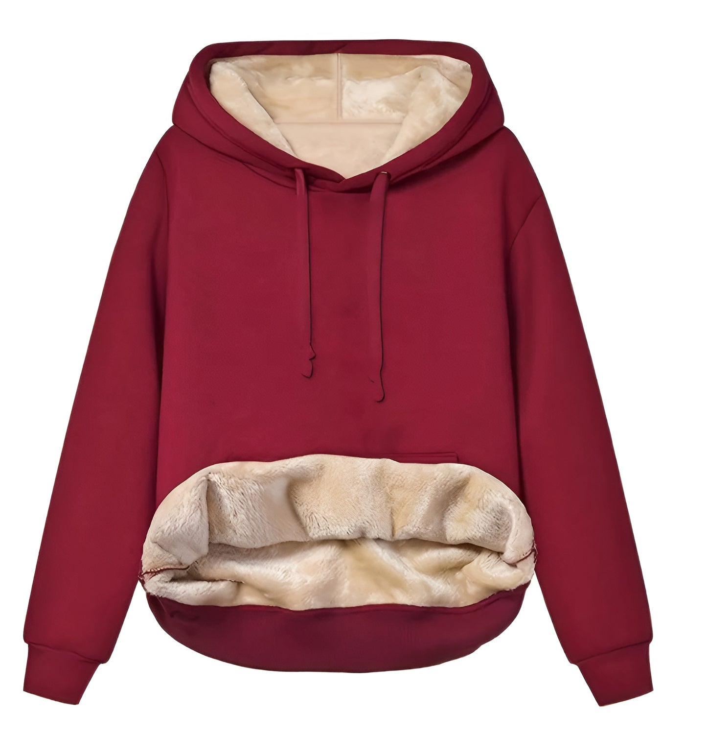 Maja | Ultimat Värme V-hals Hoodie