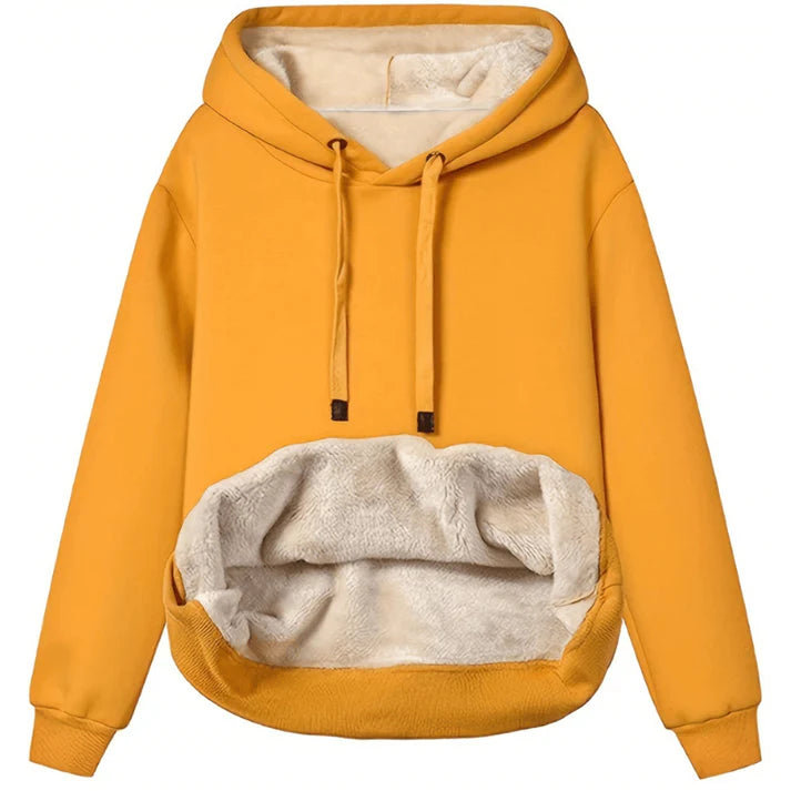 Maja | Ultimat Värme V-hals Hoodie