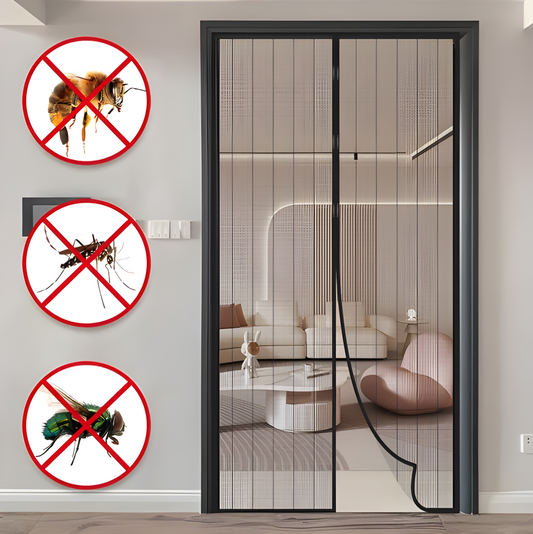 Magnetic Fly Curtain™ - Håll insekter ute, släpp in frisk luft!