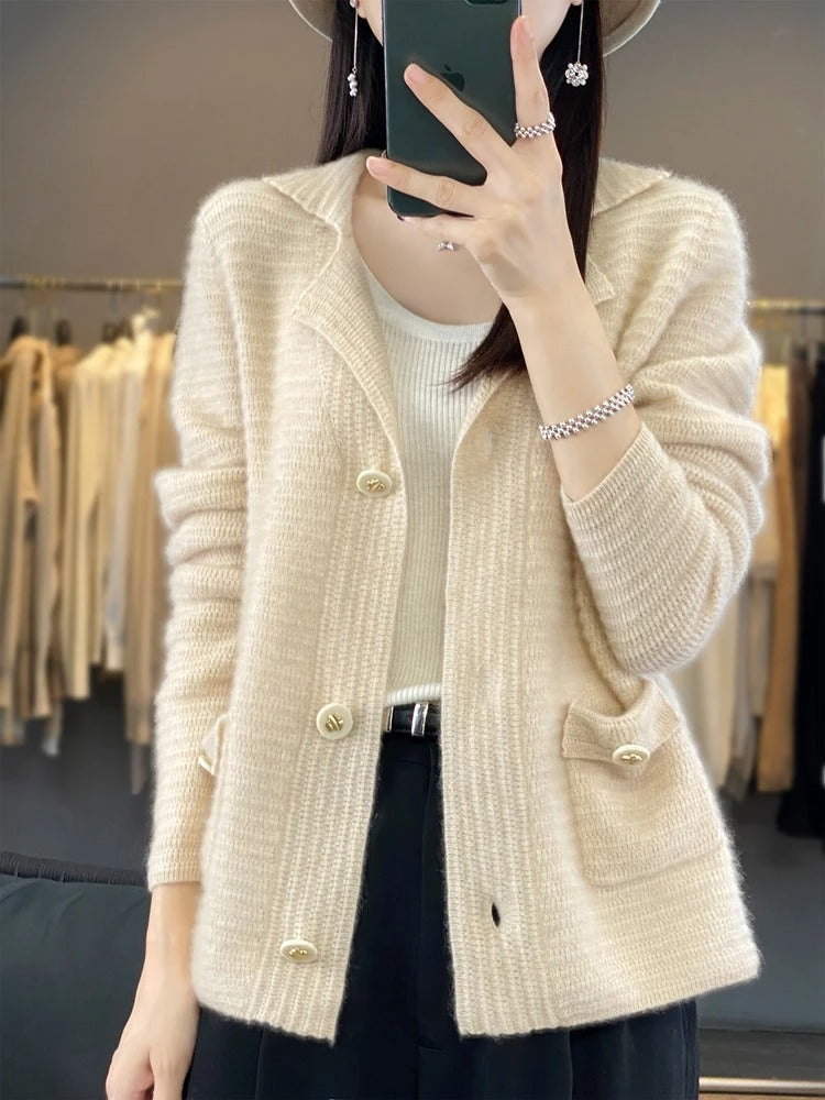 Elsa | Merinoull-Cardigan