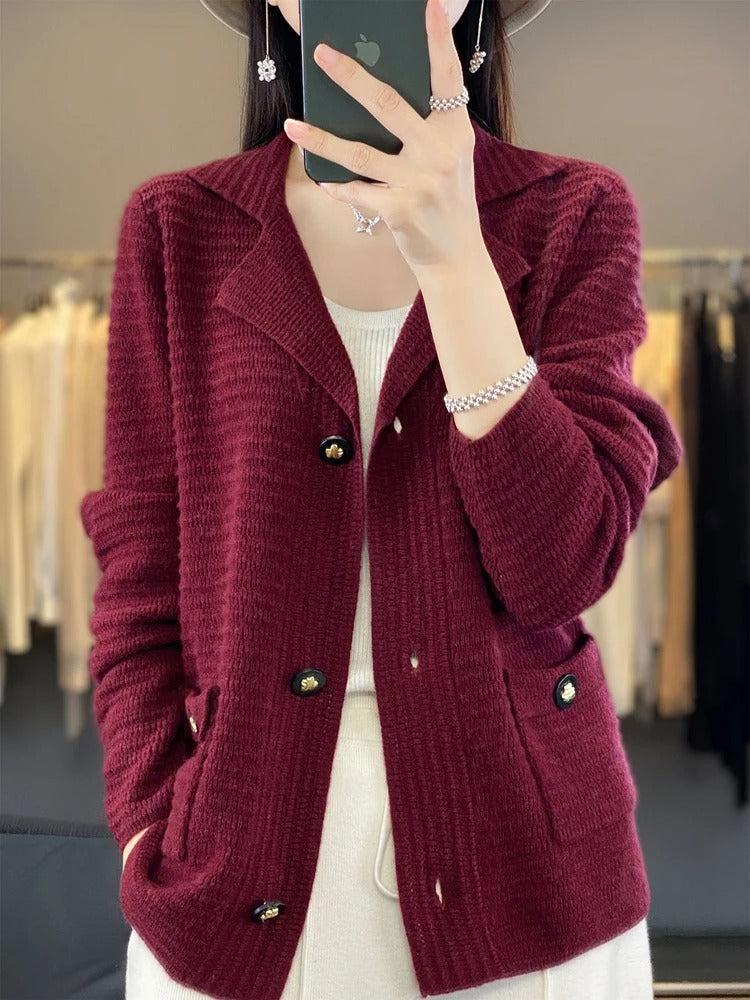 Elsa | Merinoull-Cardigan